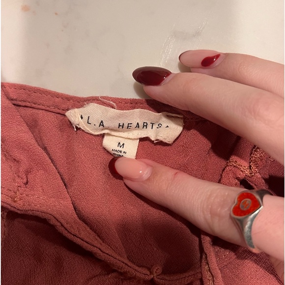 PacSun Cropped Ruffle Tank Top - Picture 2 of 3